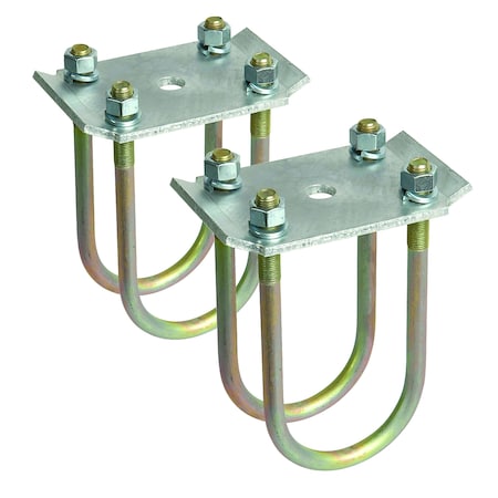 C.E. Smith Pkg Axle Tie Plate Kit, 2-3/8 in., Round 23002